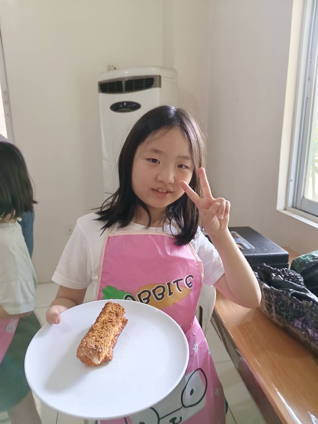 Junior A cooking activity