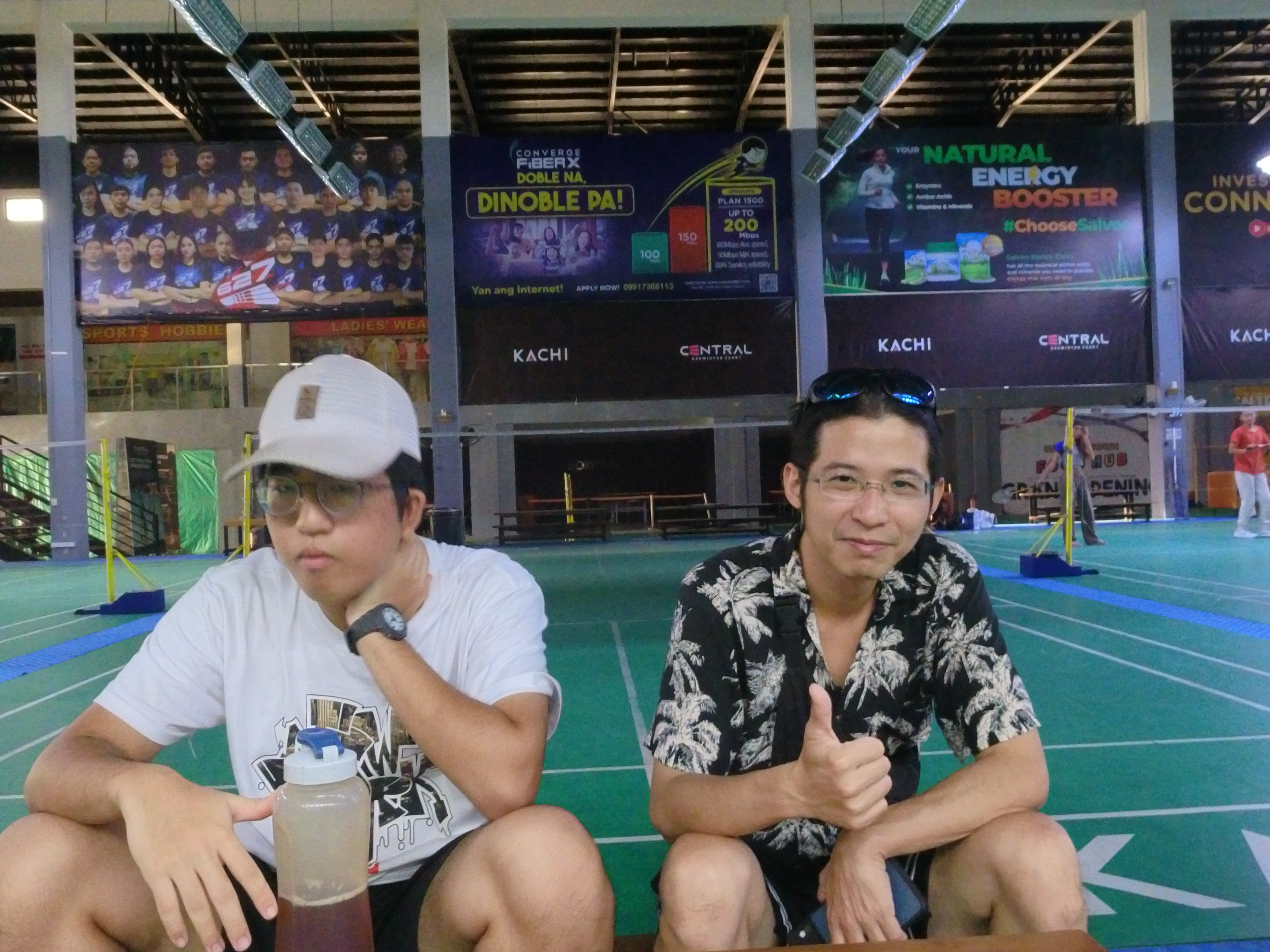 Junior A badminton activity