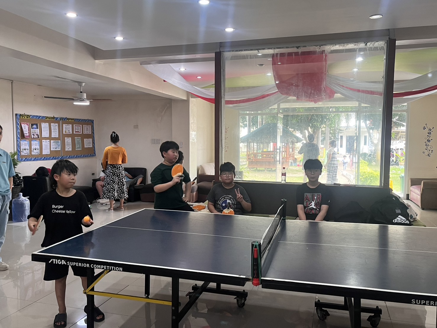 Junior A walking board game activity